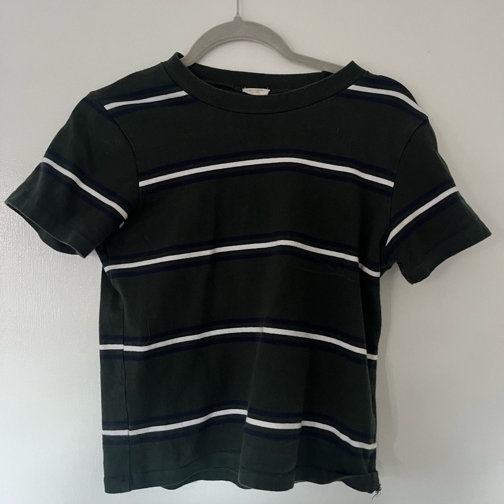 Brandy Melville boyfriend fit stripped shirt